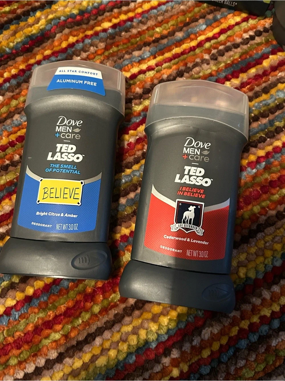 Dove Men+Care Ted Lasso personal care bundle of 5 new items Degree set